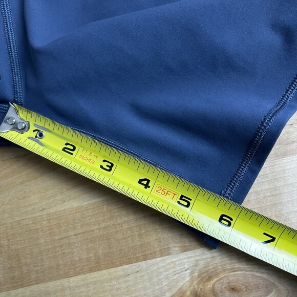 Vuori Rib Studio Short Women’s Biker Gray High Rise 6" Inseam Size XS - Picture 5 of 6